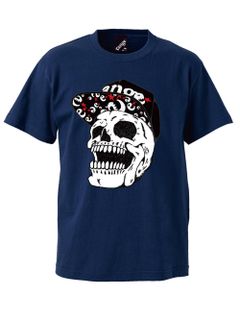 snap back skull s/s T