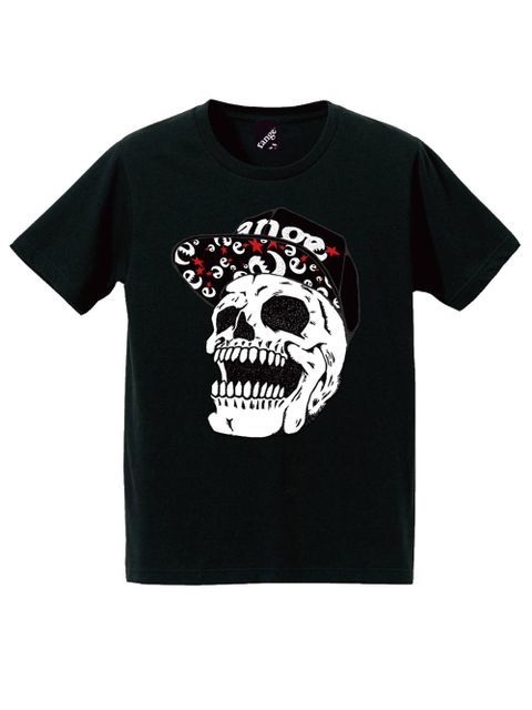 snap back skull s/s T