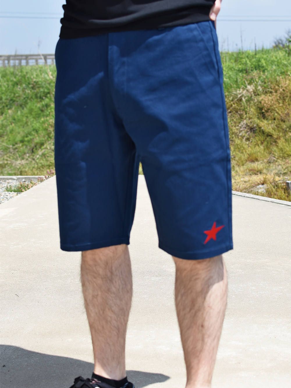 rg original red star stretch shorts