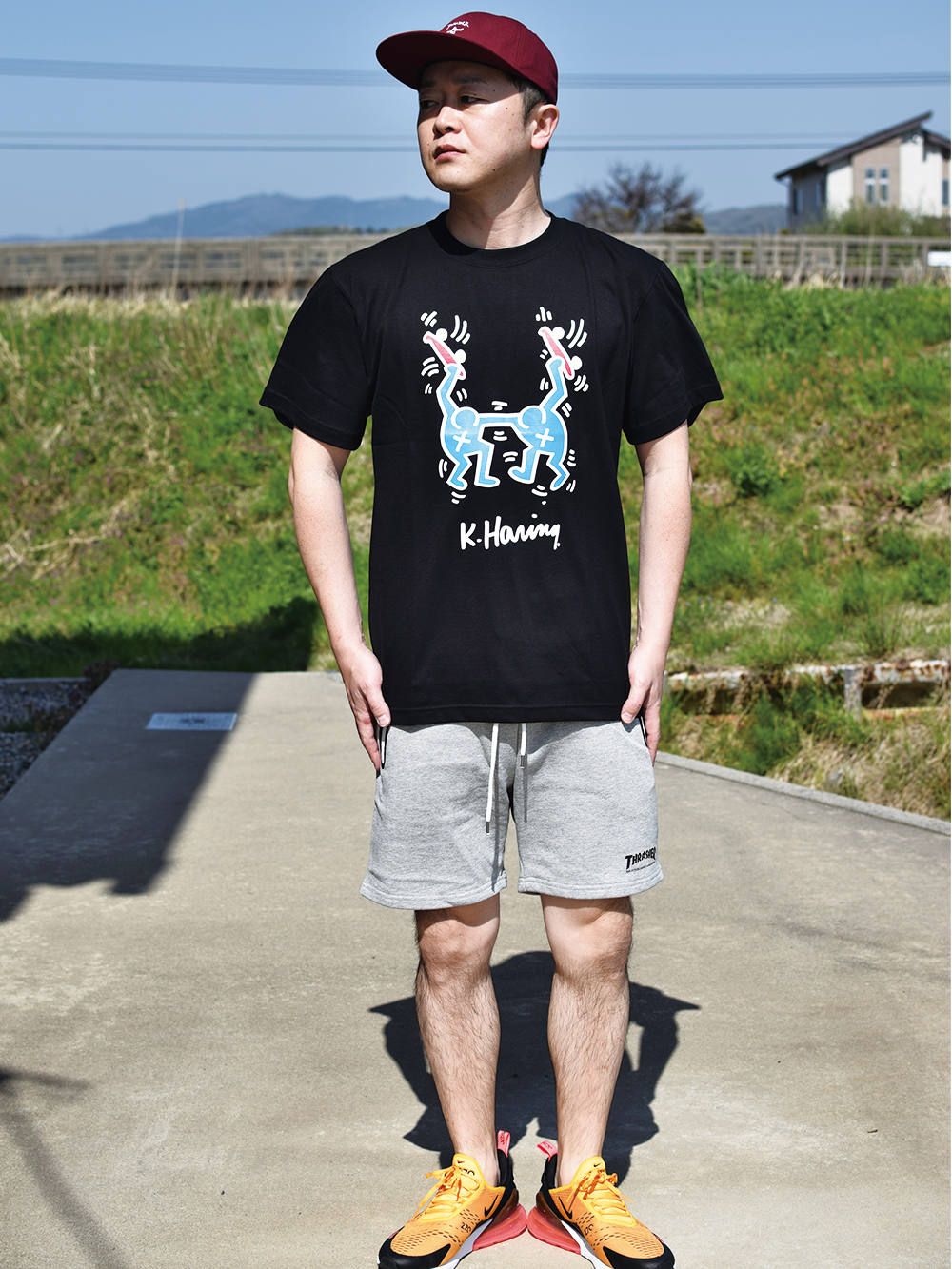 THRASHER×Keith Haring S/S T ①