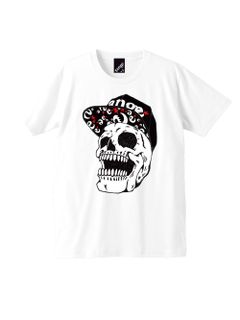 snap back skull s/s T