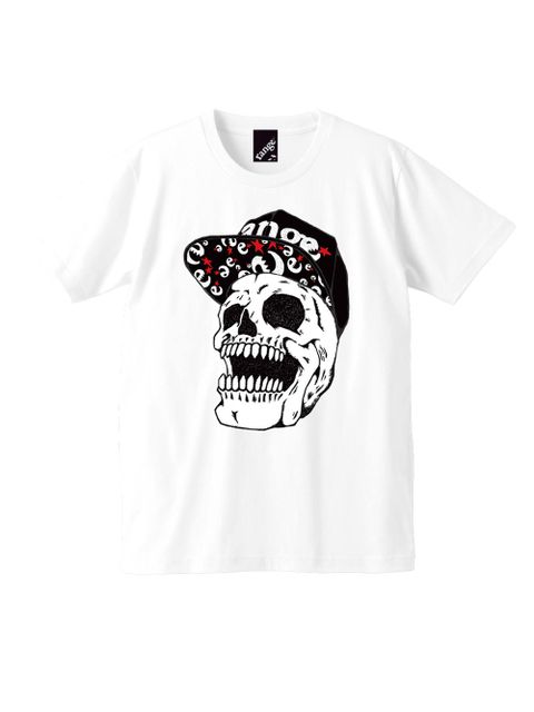 snap back skull s/s T