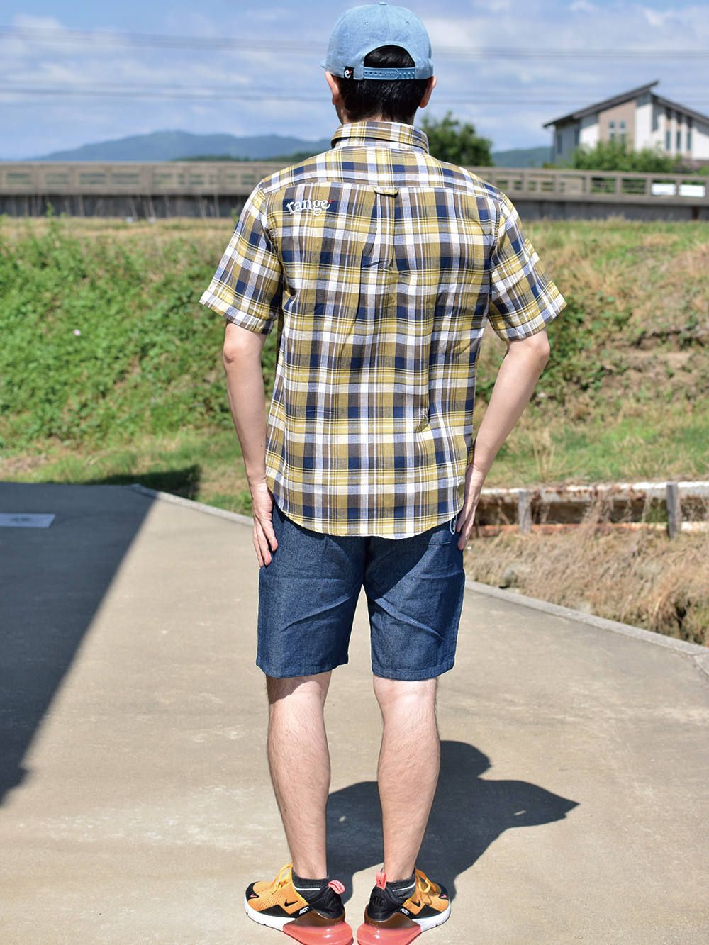 rg waffle check shirts