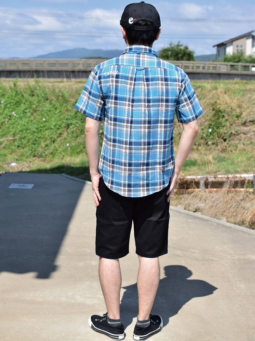 rg waffle check shirts