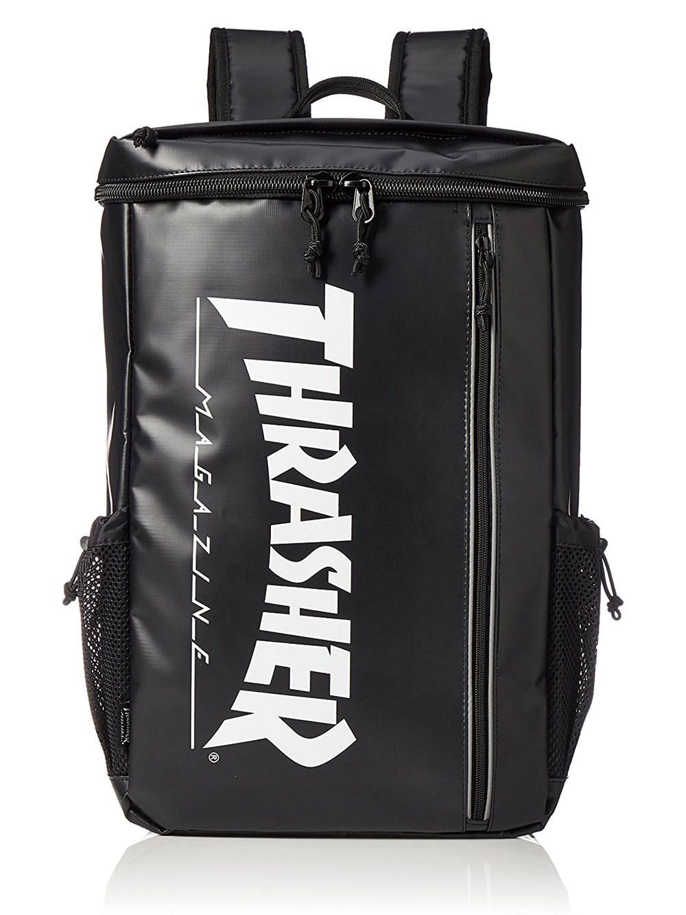 豊富な新品THRASHER BAG バック リュック THRTP505 BLKWHT 黒 バッグパック/リュック