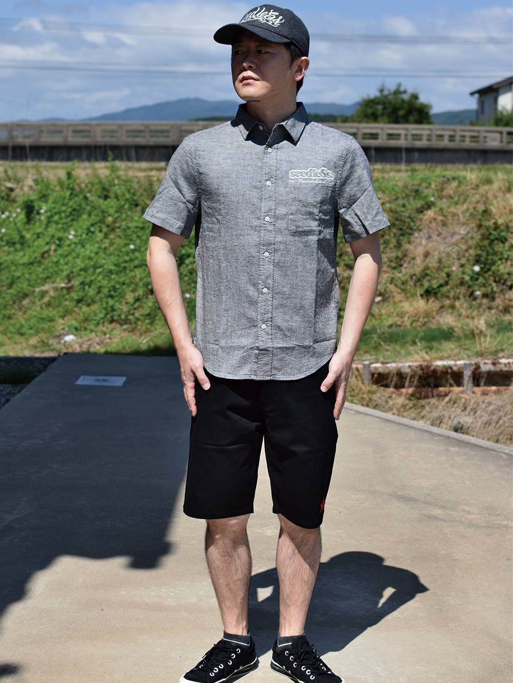 sd cotton hemp stretch shirts