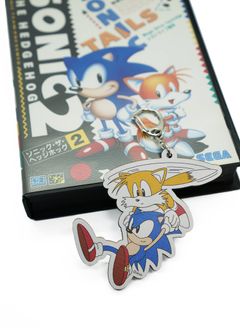 SONIC & TAILS WOOD KEY HOLDER