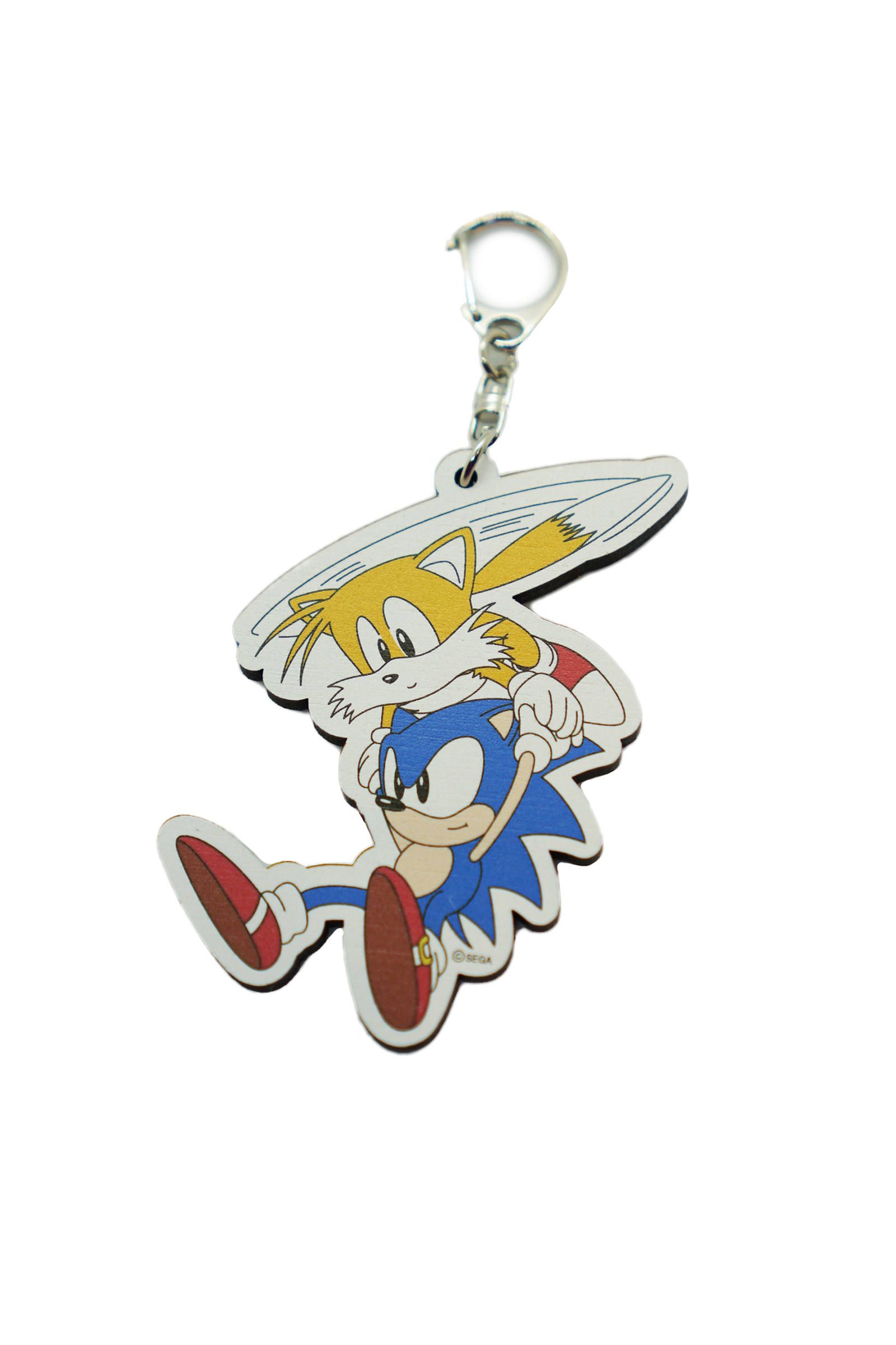 SONIC & TAILS WOOD KEY HOLDER
