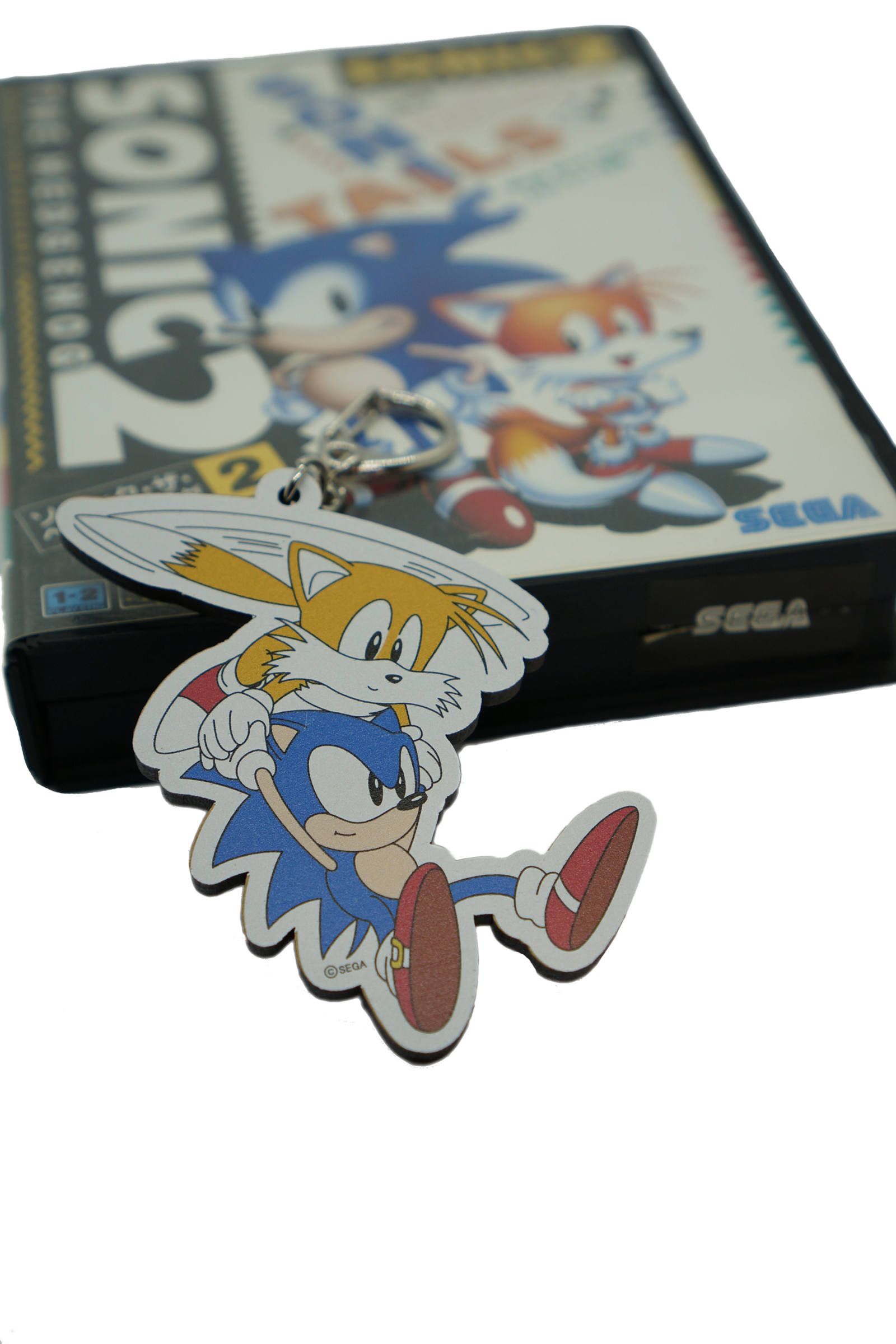 SONIC & TAILS WOOD KEY HOLDER