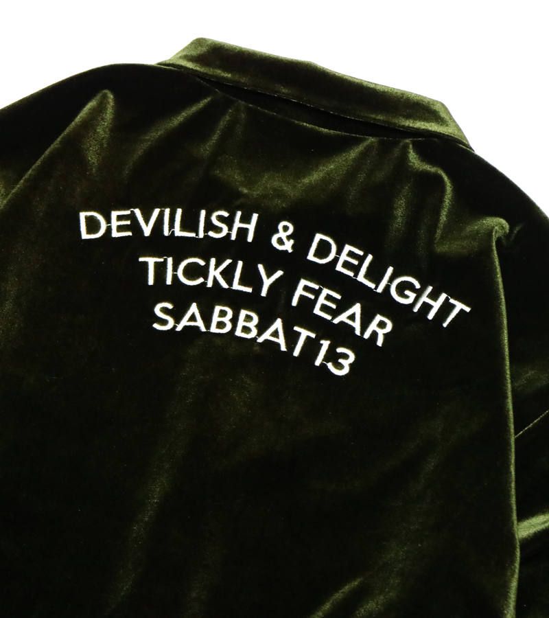 SABBAT13 MEDUSA VELOUR JKT コーチジャケット SABBAT13 MEDUSA VELOUR JKT コーチジャケット|mercariメルカリ