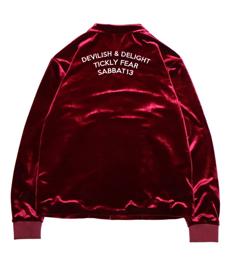 SABBAT13 MEDUSA VELOUR JKT コーチジャケット 素晴らしい価格 SABBAT13 MEDUSA VELOUR JKT コーチジャケット