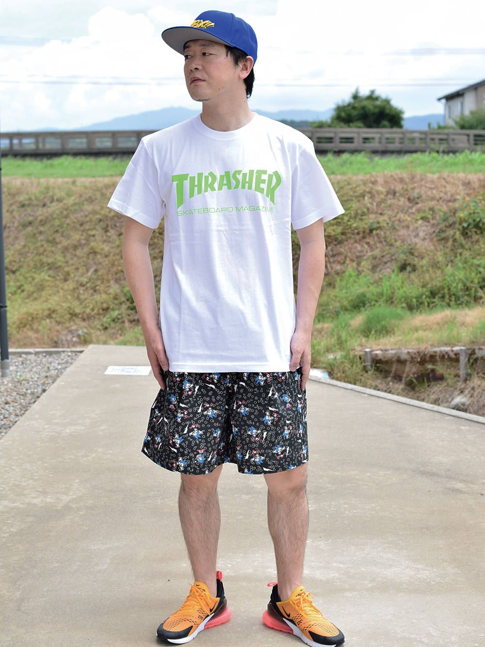 MAG LOGO  S/S TEE (Fluorescent)