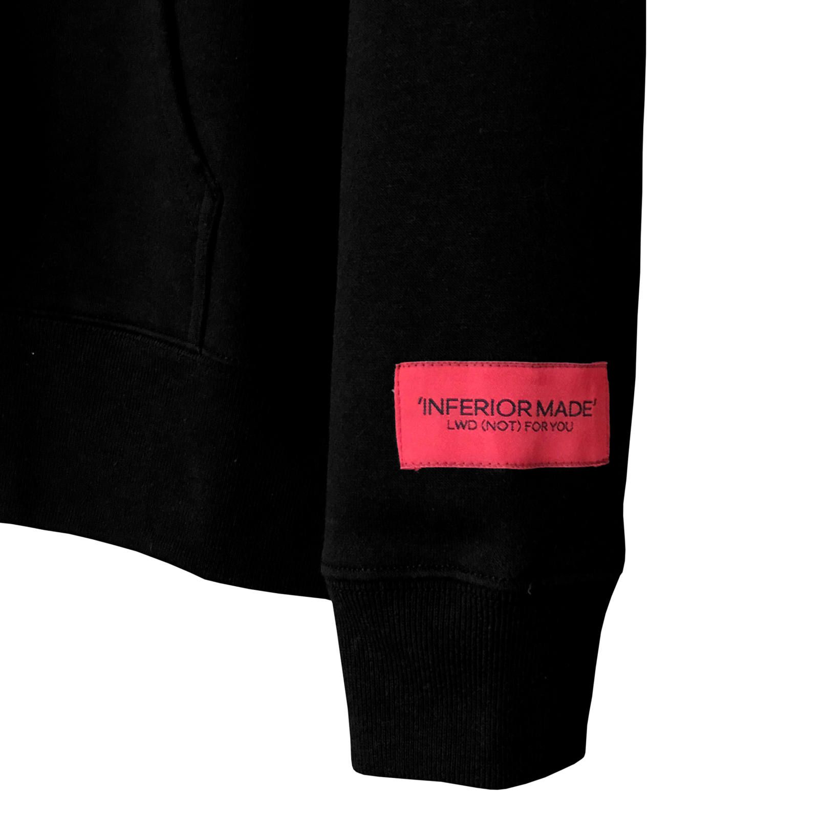 -TWISTED- FRONT ZIP HOODIE