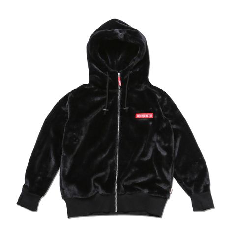 Furry Zip-Up Hoodie