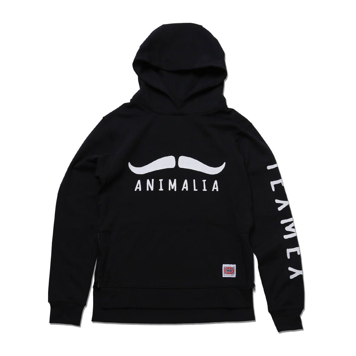 SIDE ZIP HOODIE L/S