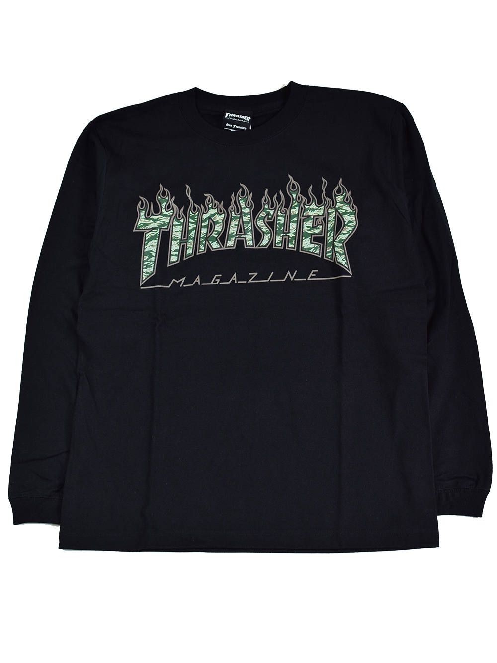 TIGER FLAME CAMO L/S TEE