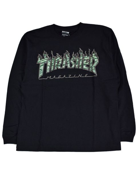 TIGER FLAME CAMO L/S TEE