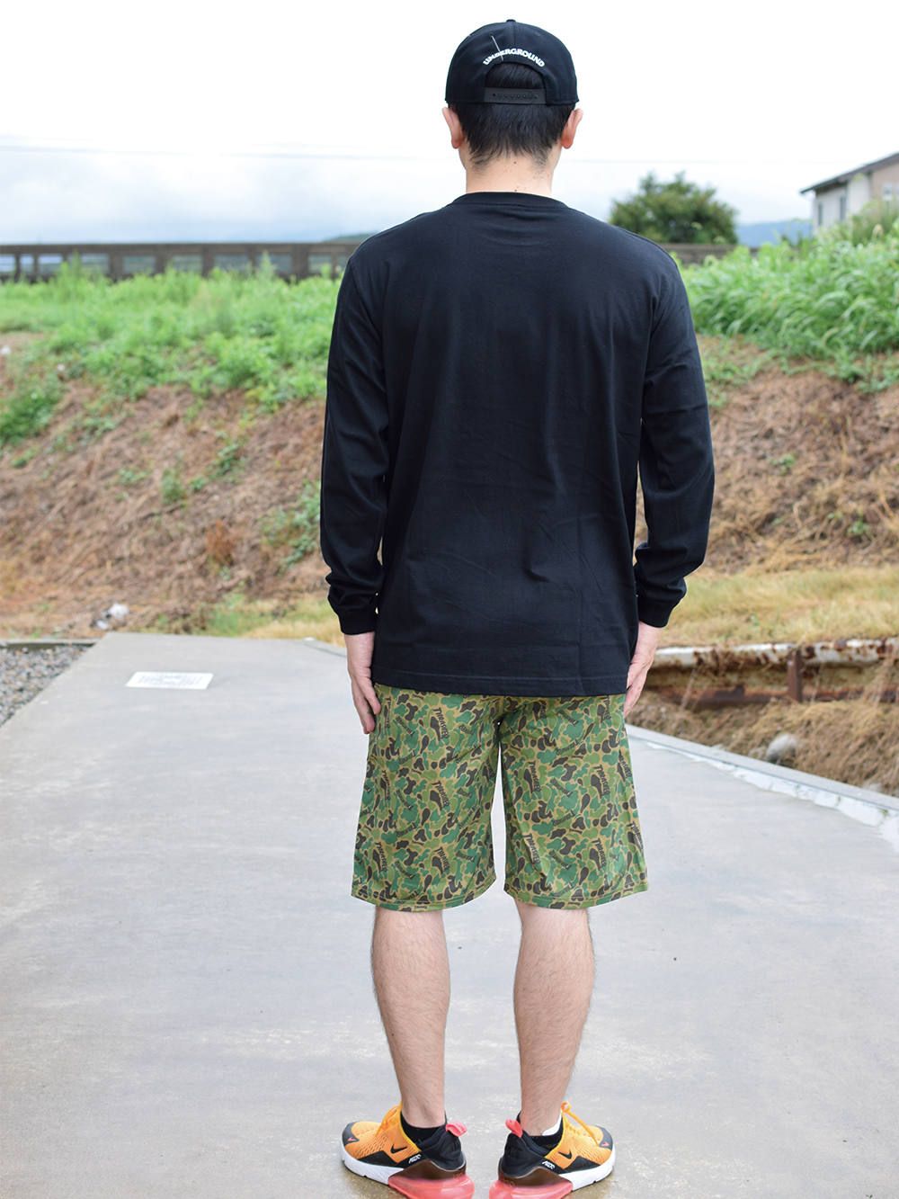 TIGER FLAME CAMO L/S TEE