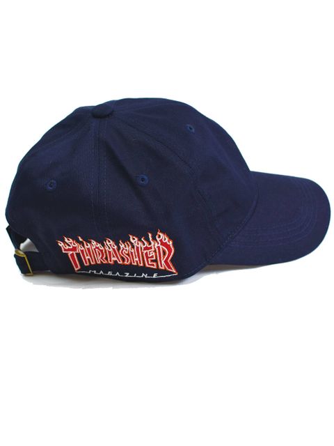 FLAME LOGO SKATE AND DESTROY ツイルローキャップ