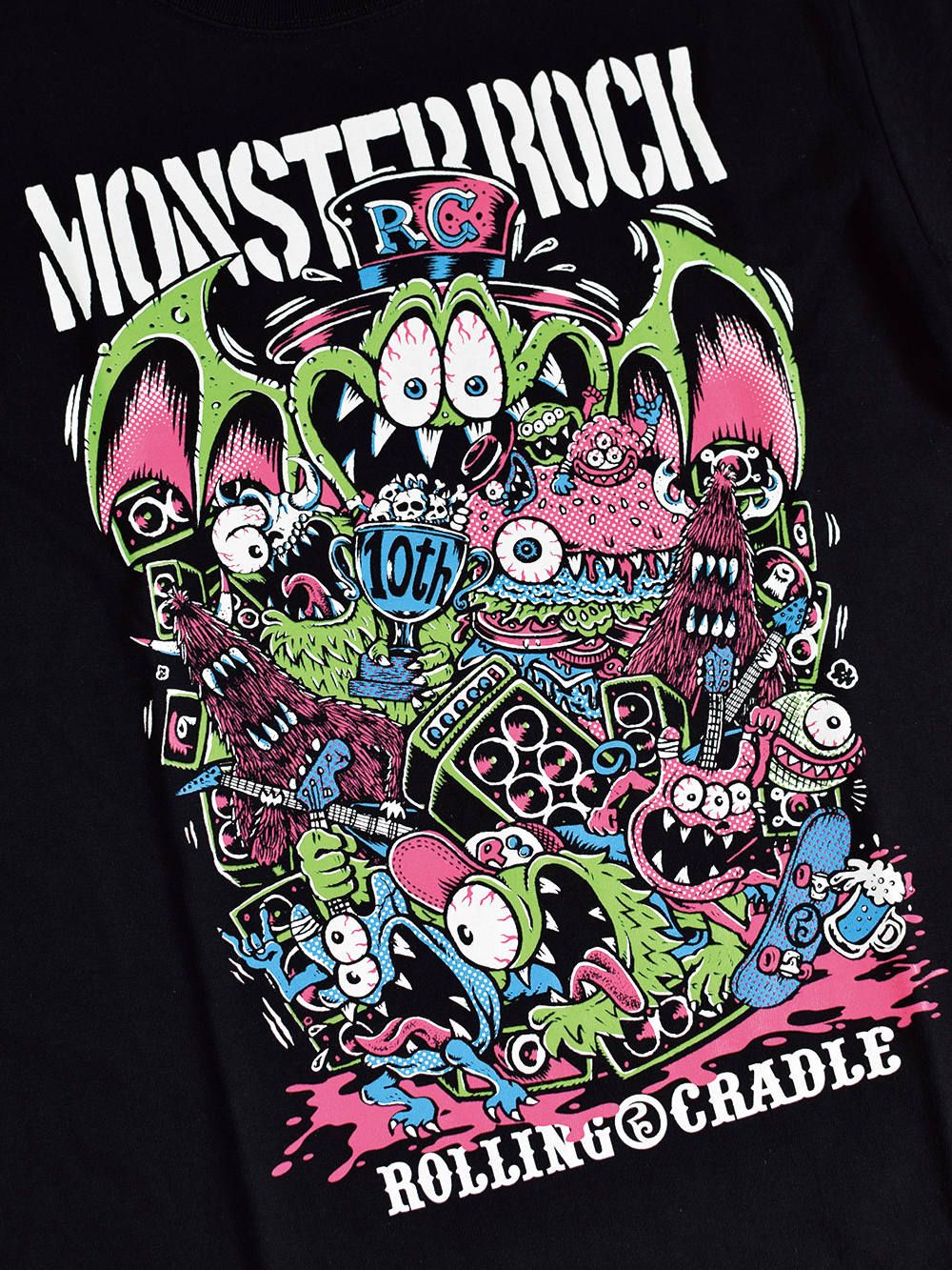 ROLLING CRADLE - ROLLING CRADLE×MONSTER ROCK COLLABORATION T-SHIRT