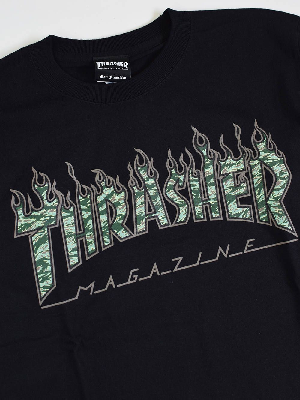 TIGER FLAME CAMO L/S TEE