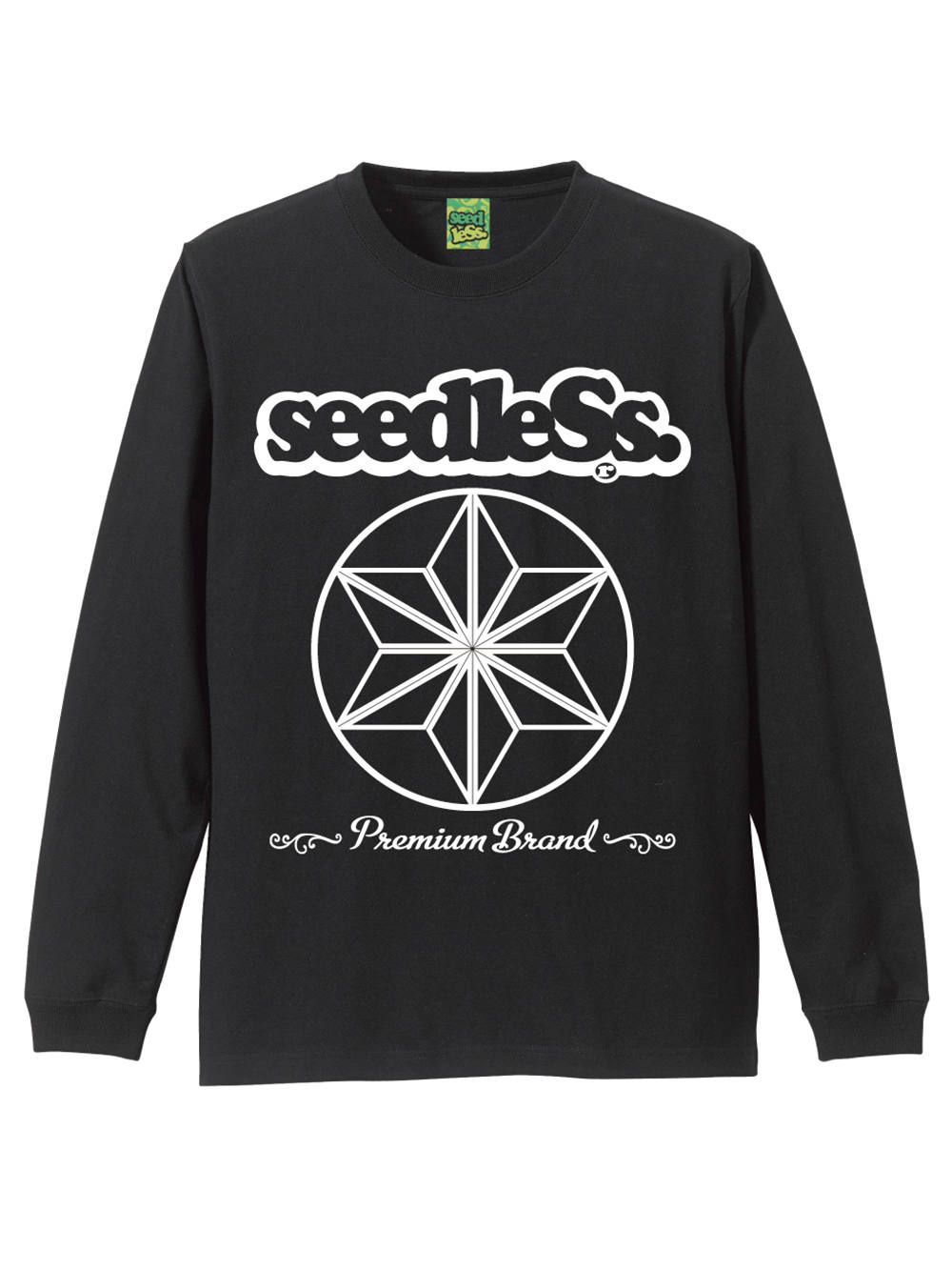 sd premium cannabis crystal L/S tee