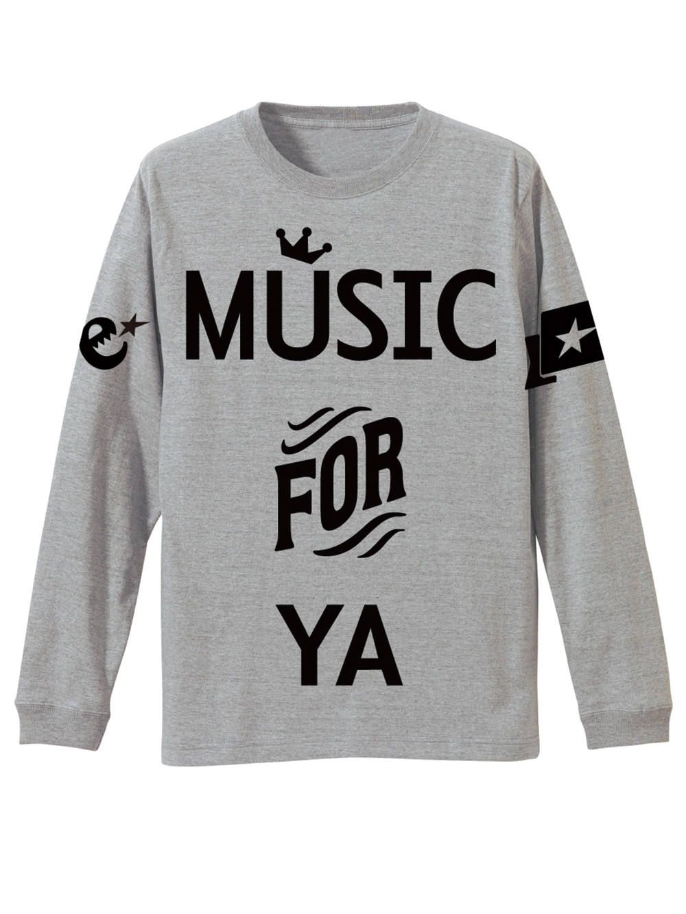 MUSIC FOR YA L/S tee