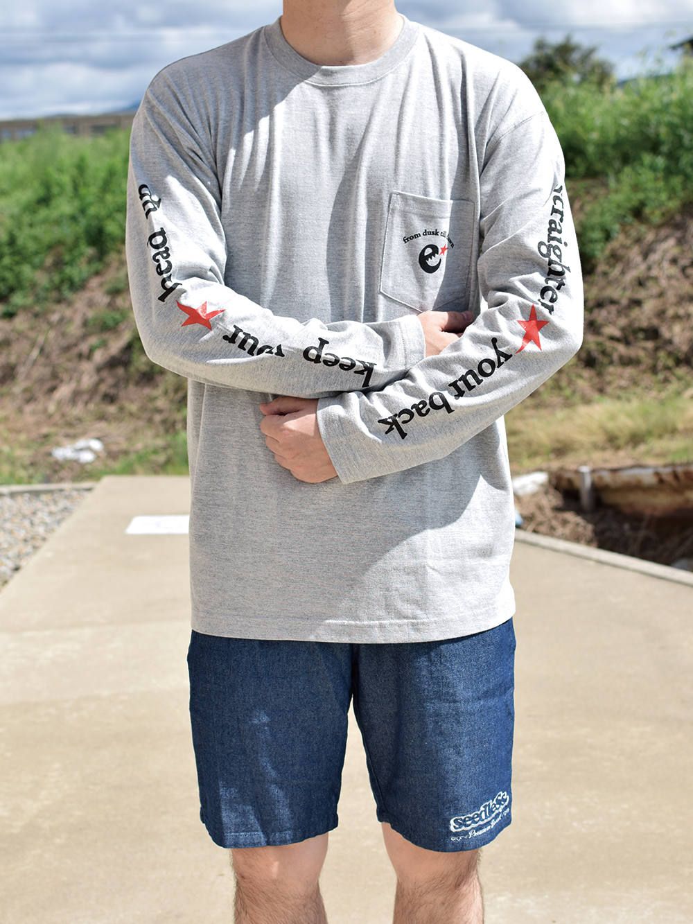 rg pocket L/S tee