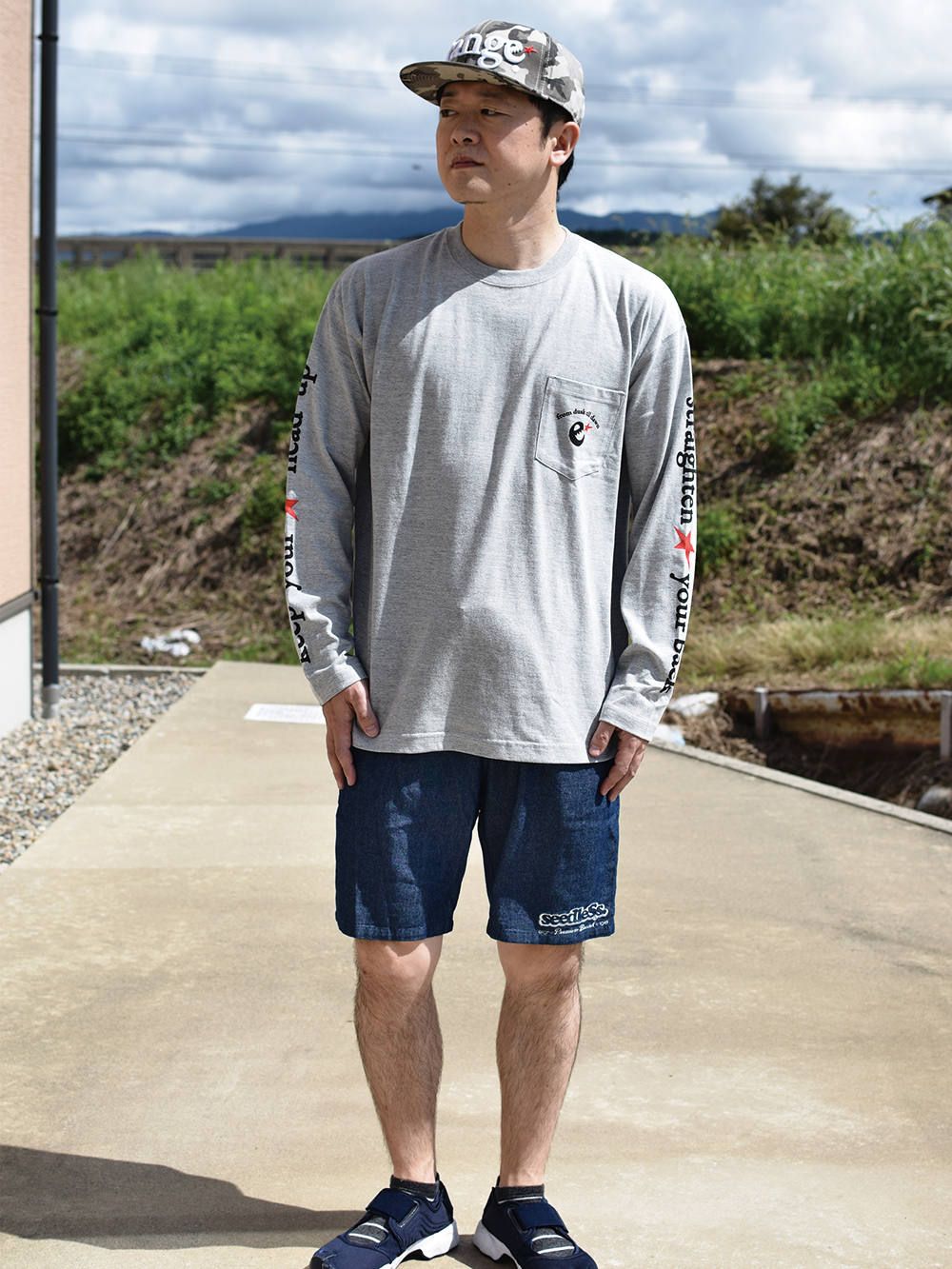 rg pocket L/S tee