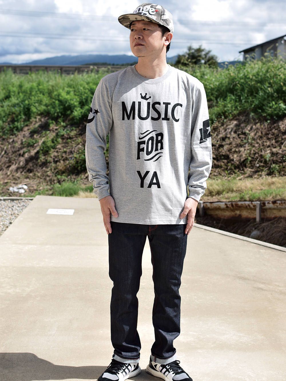 MUSIC FOR YA L/S tee