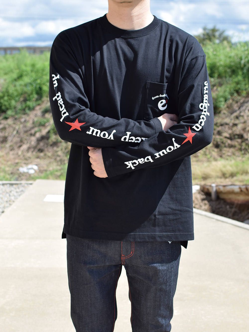 rg pocket L/S tee