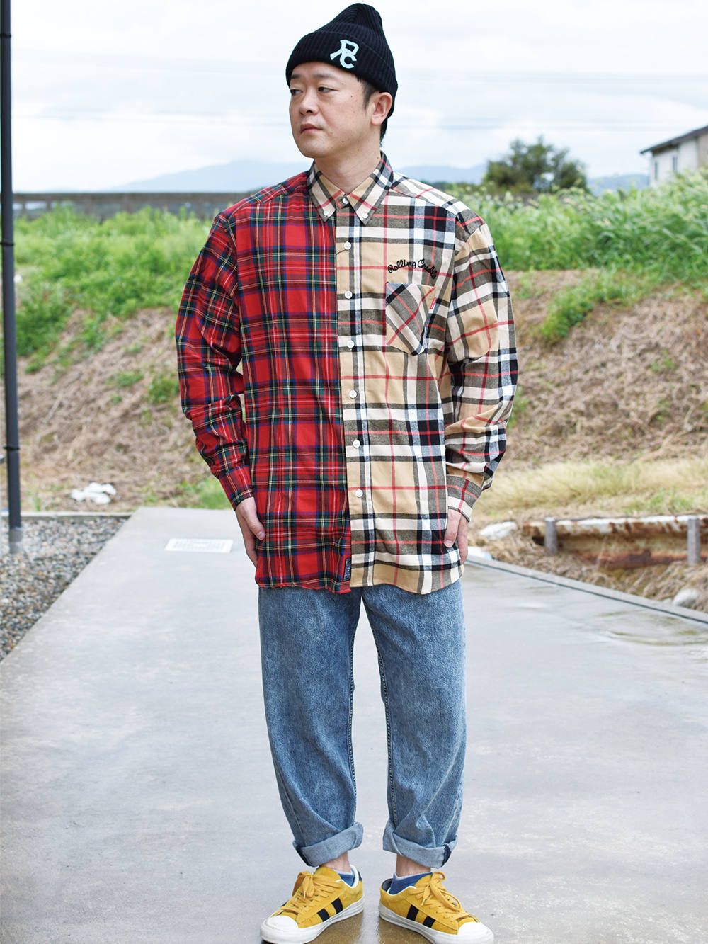 CHECK CHECK BIG-SHIRT