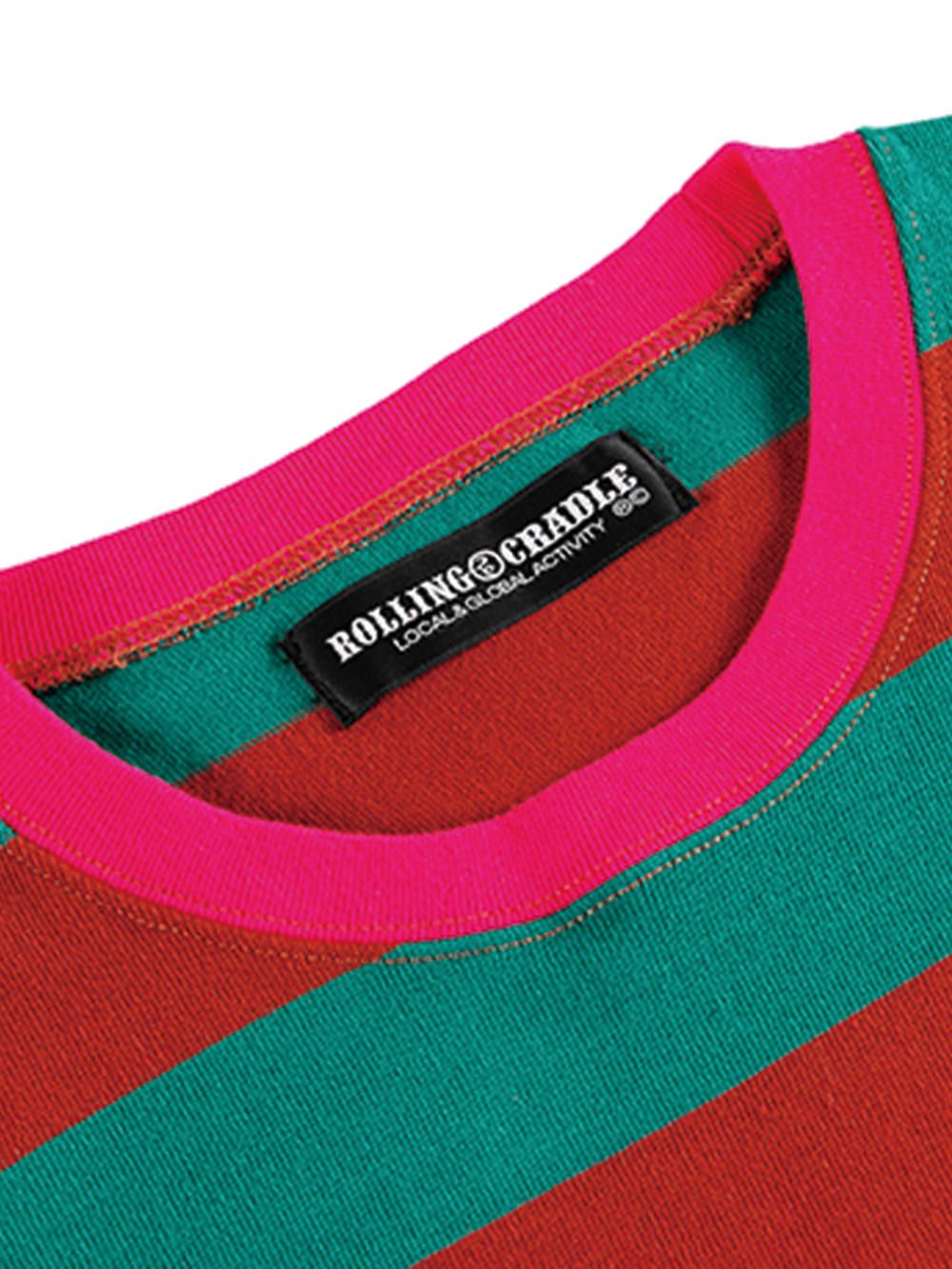 BORDER LONG T-SHIRT