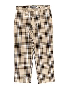 WIDE CHECK-PANTS