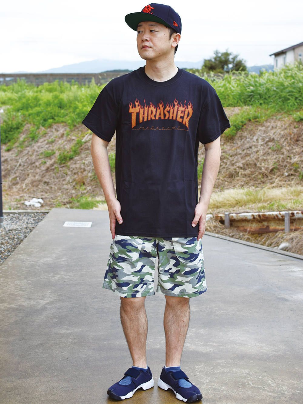 FLAME HALFTONE S/S