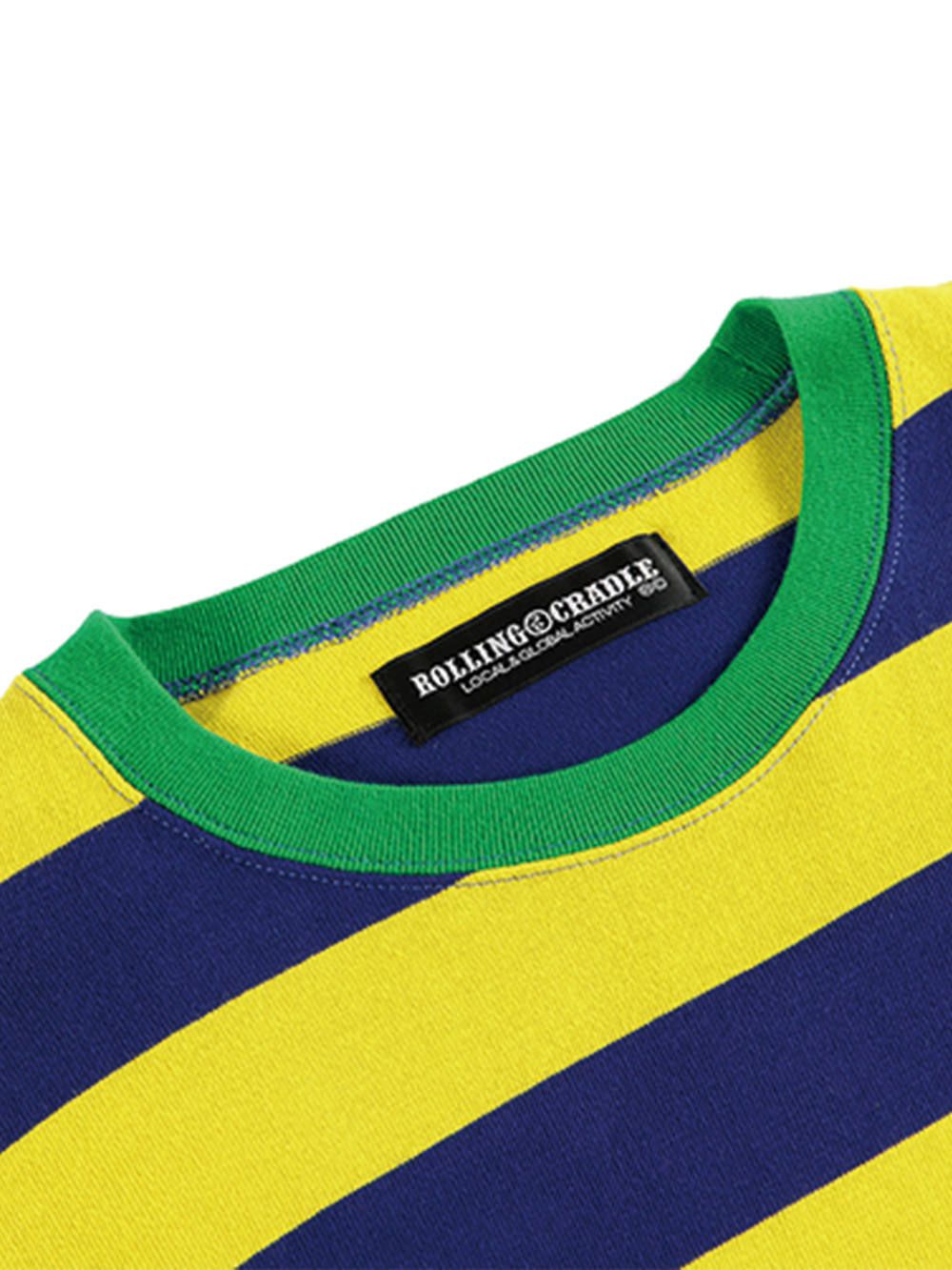 BORDER LONG T-SHIRT