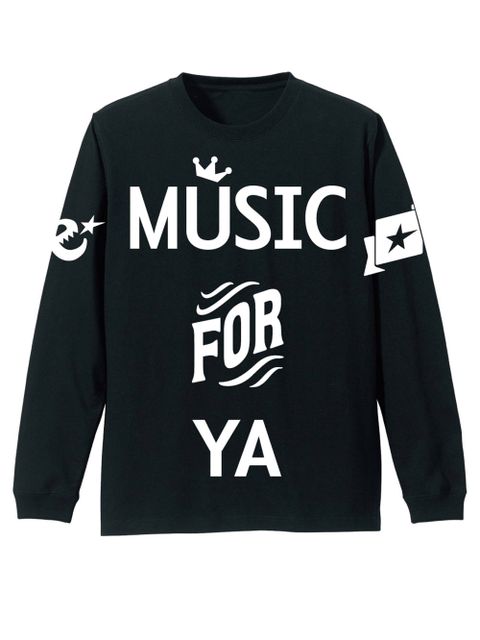 MUSIC FOR YA L/S tee