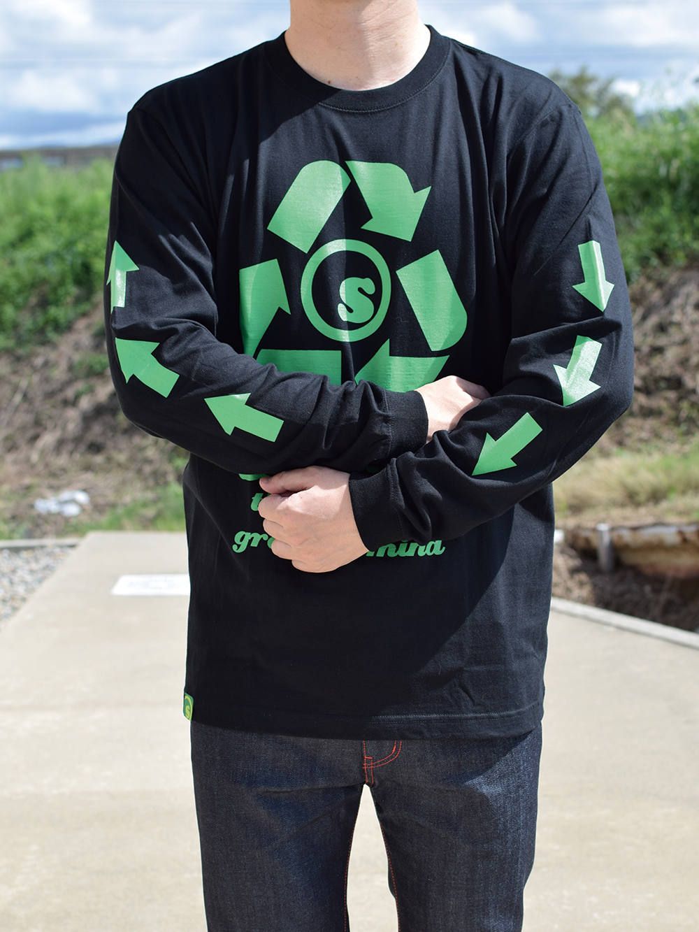 sd recycle L/S tee