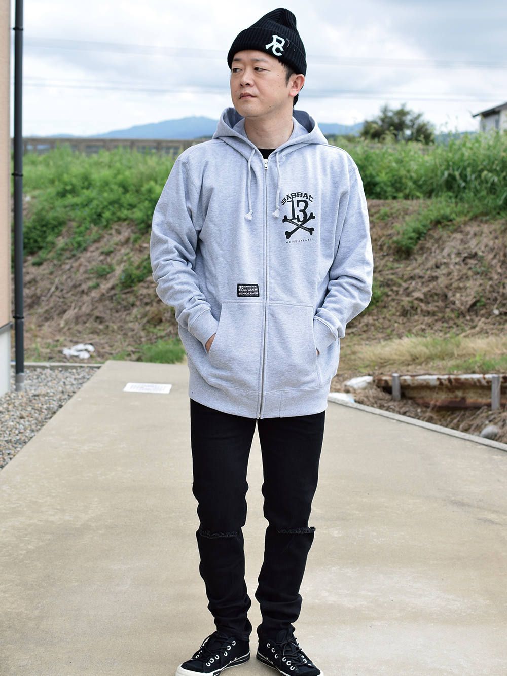 CRYPT ZIP-HOODIE