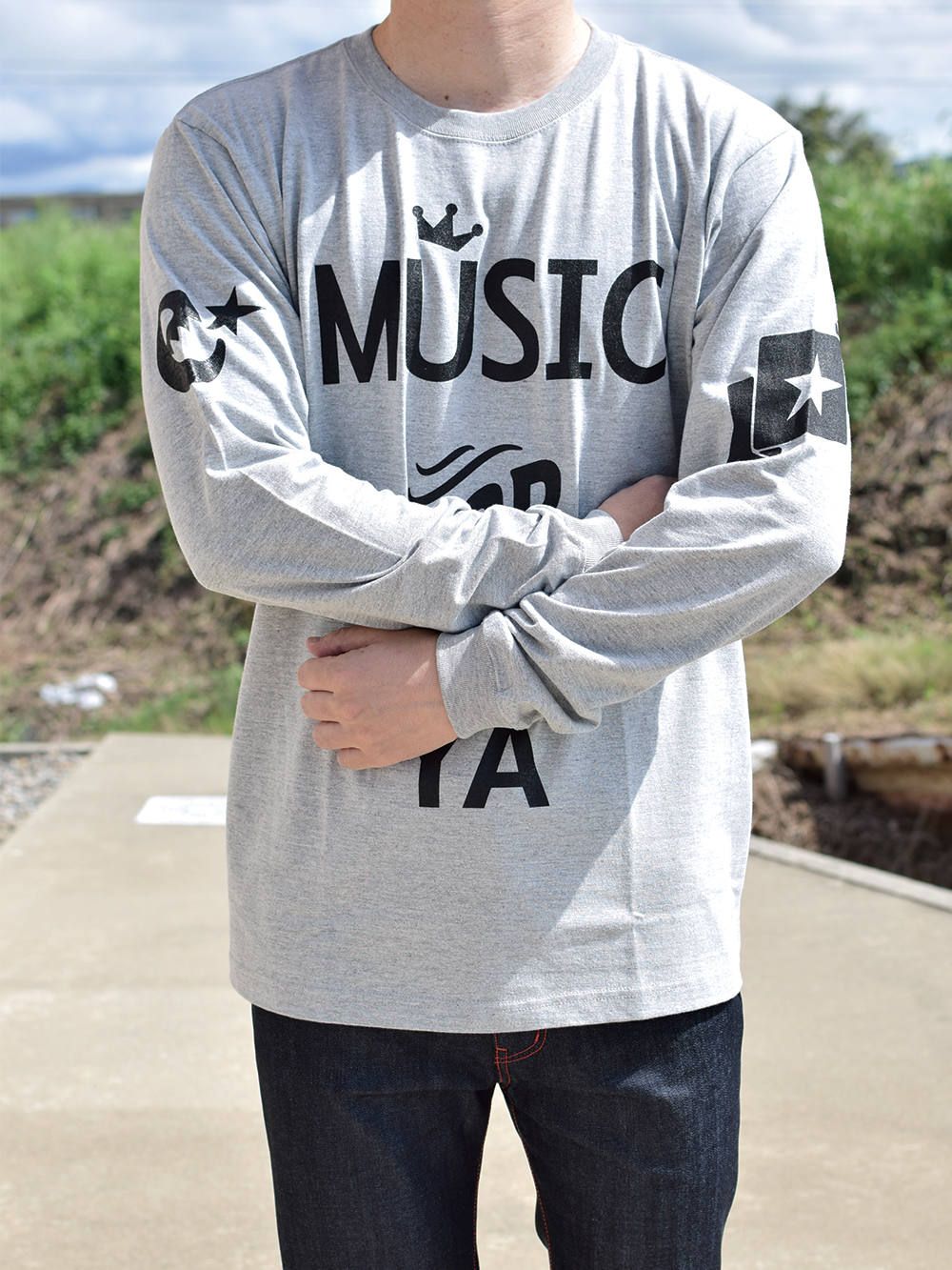 MUSIC FOR YA L/S tee