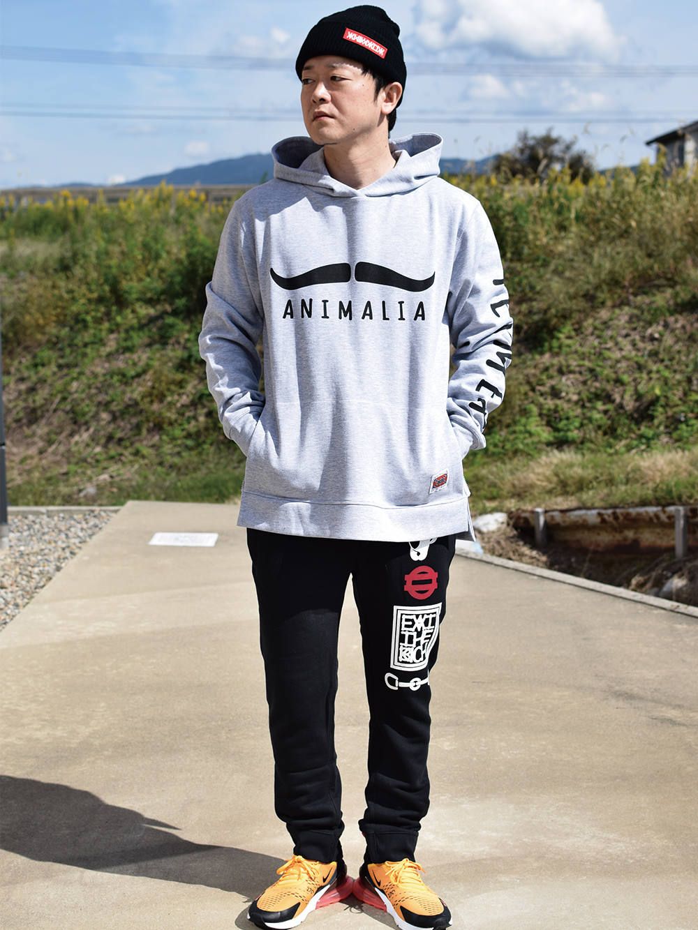 SIDE ZIP HOODIE L/S