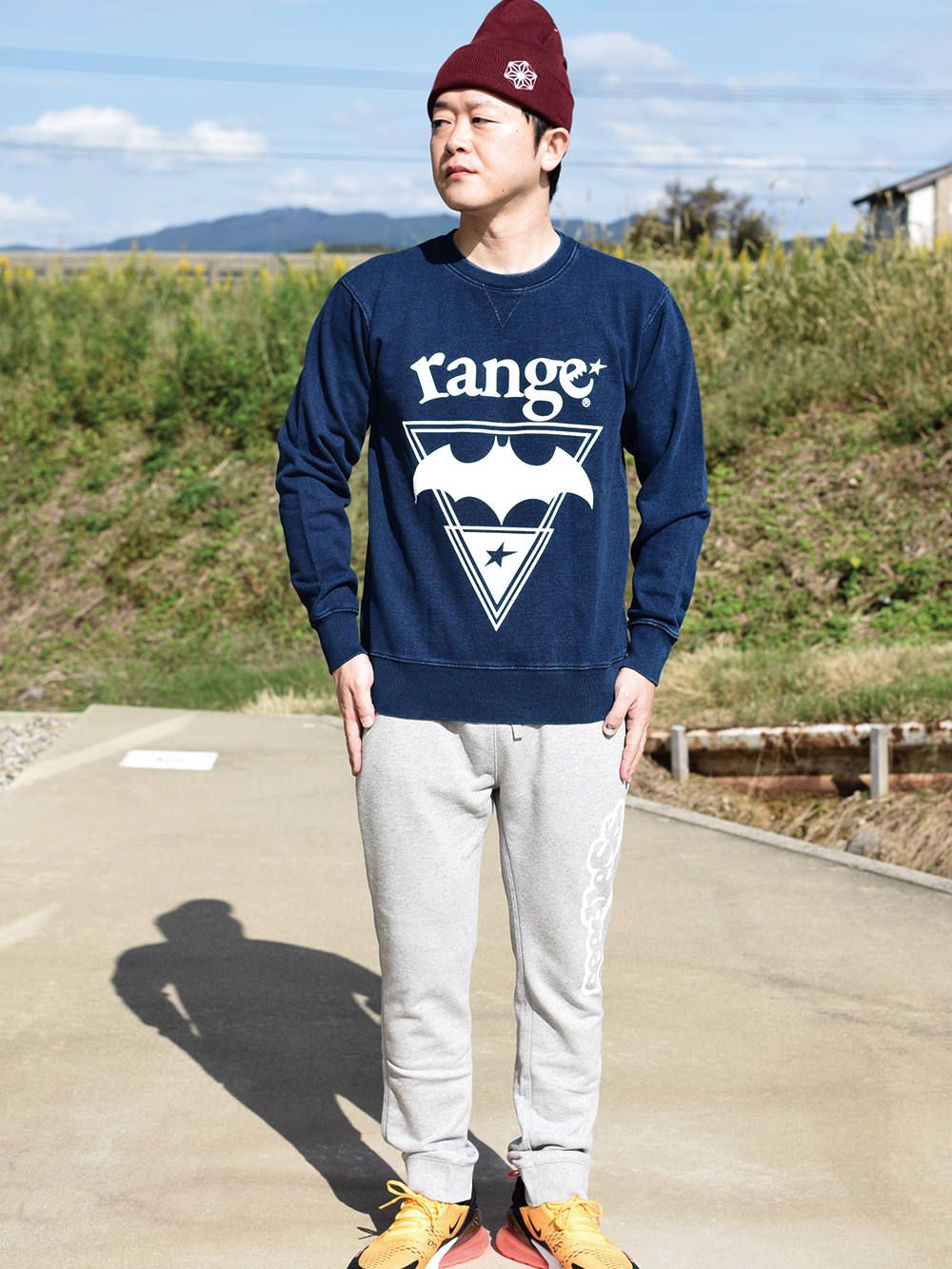 rg indigo lover crew sweat