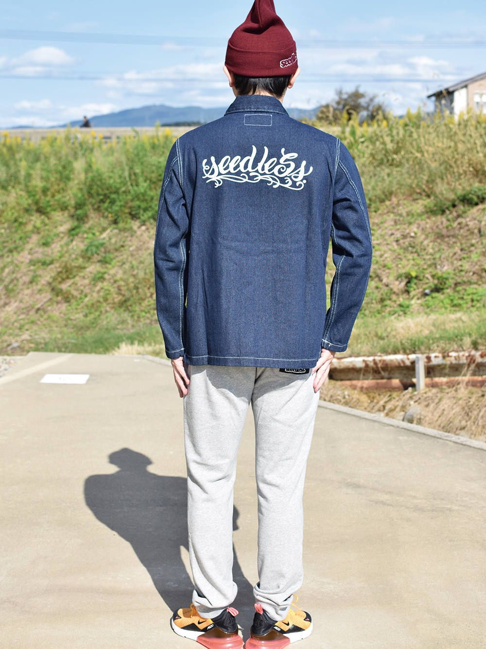 sd denim coverall jkt