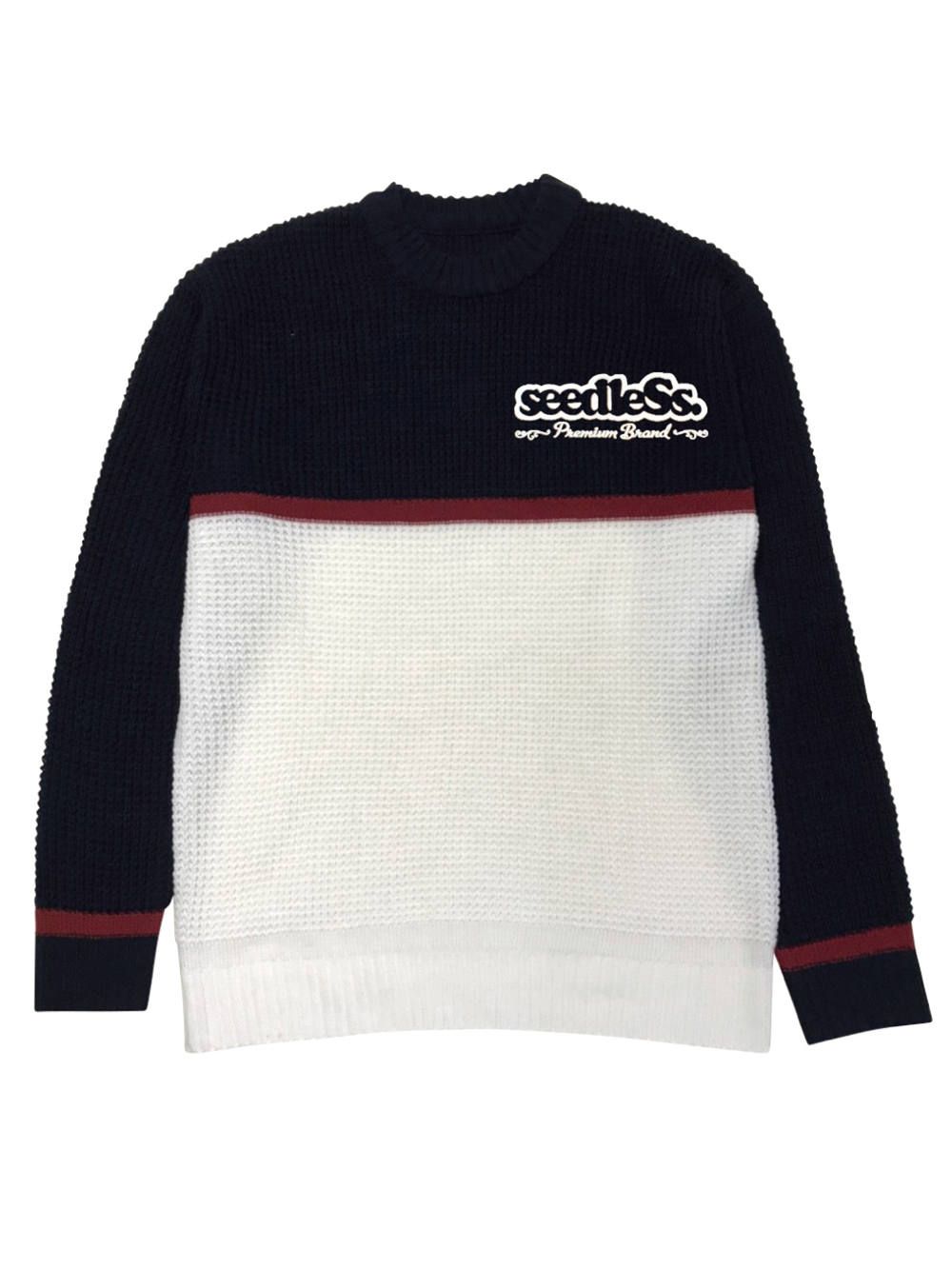 sd 2 tone color knit