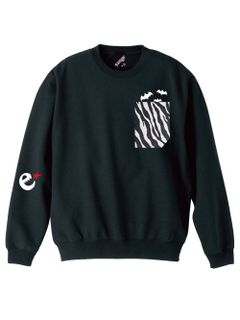rg zebra pocket crew sweat