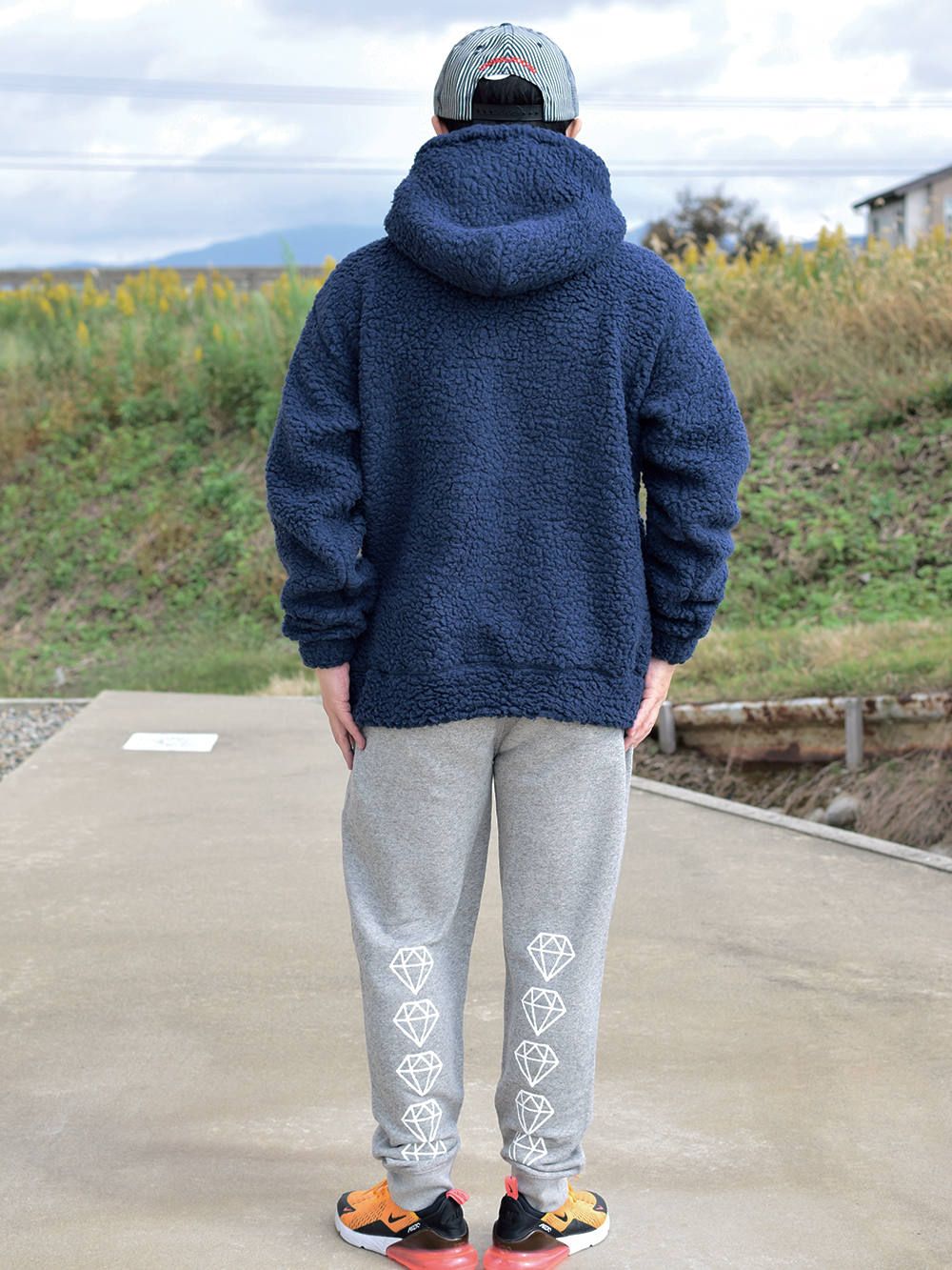 COLLEGE BOA HALF-ZIPHOOD