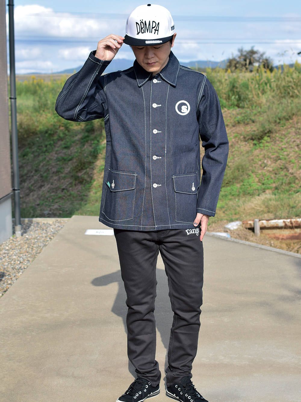 sd denim coverall jkt