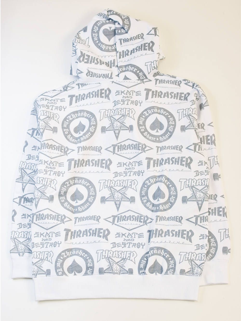 THRASHER×STARTER BLACK LABEL ALLOVER HOODIE