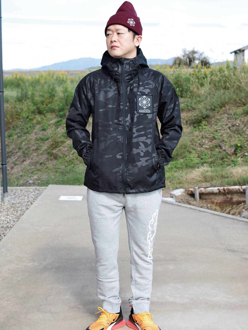 sd cannabis crystal hooded jkt