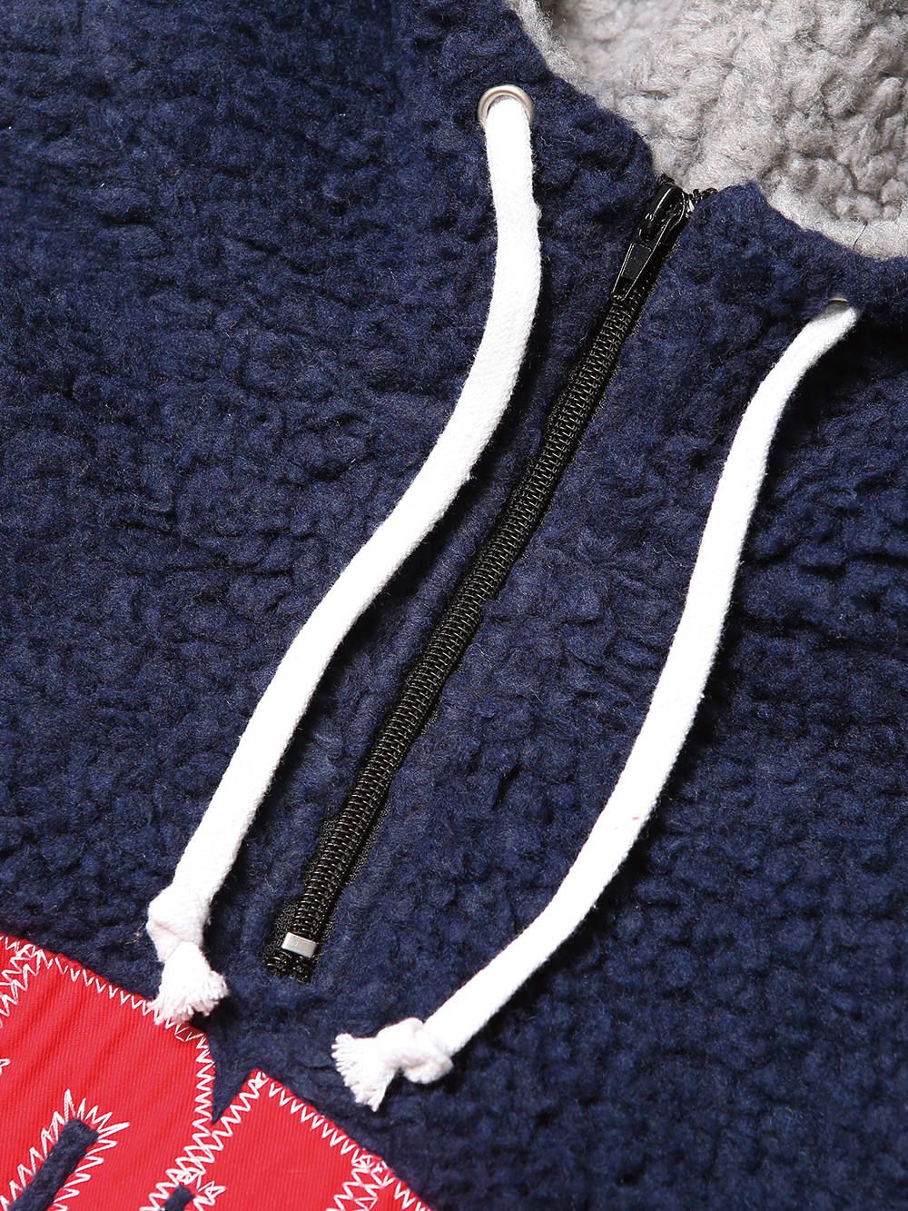 COLLEGE BOA HALF-ZIPHOOD